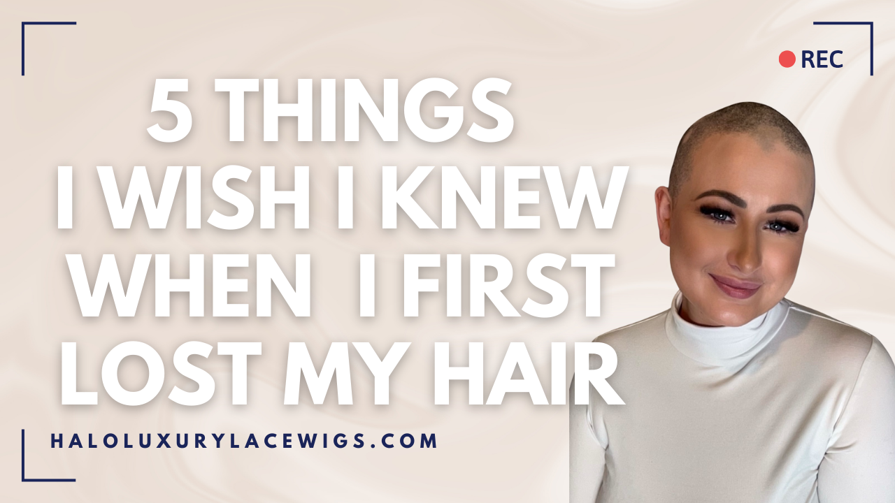 Load video: saoirse talking about the 5 things she wished she knew when first loosing her hair.